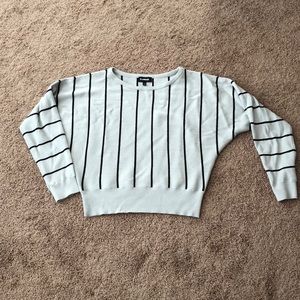 Striped crop sweater